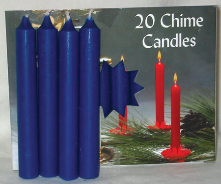 Dark Blue Chime Candle Pack